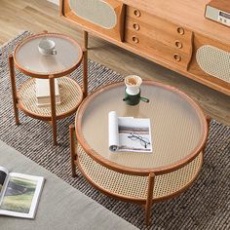 Tấm Mành mây đan mắt cáo bằng sợi nhựa khổ 90cm mầu vàng giá xưởng