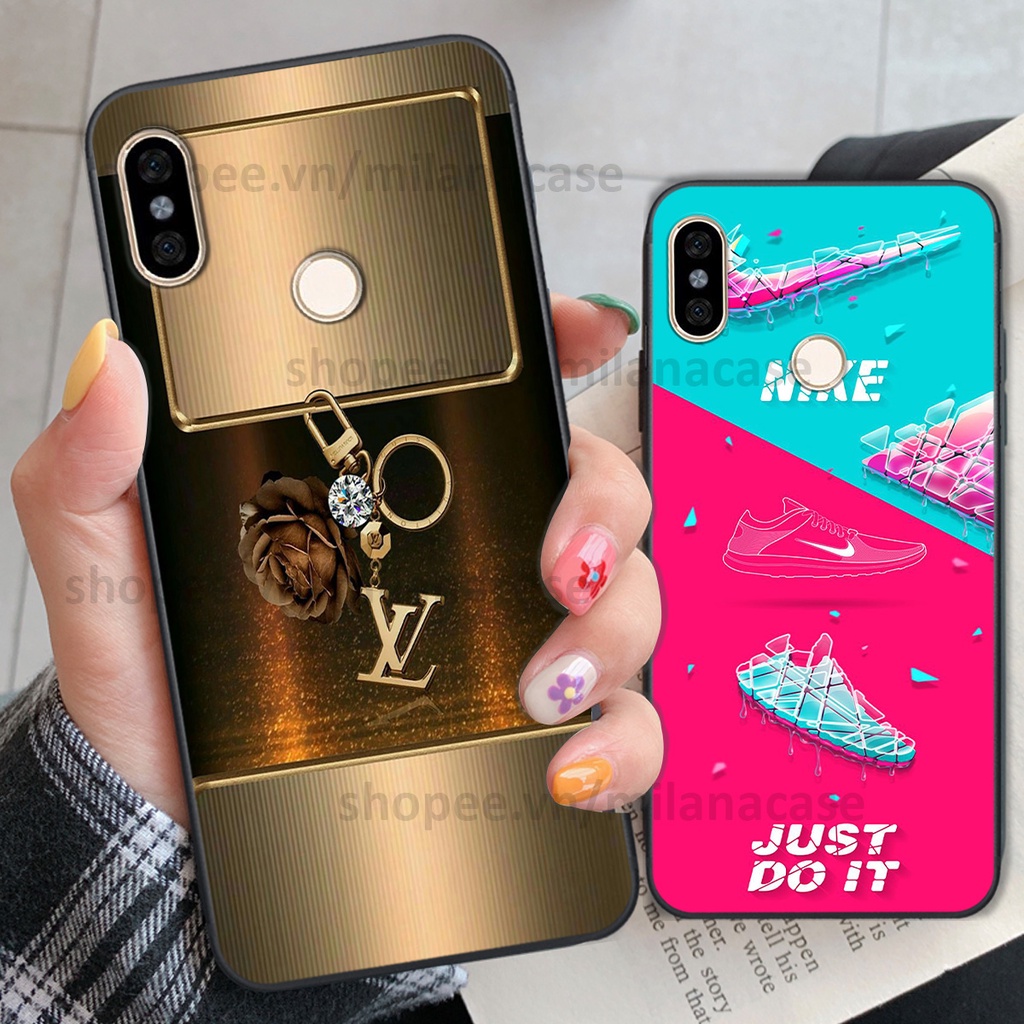 Ốp Xiaomi Mi A2 in hình các thương hiệu nổi tiếng sang chảnh, đẳng cấp, cá tính