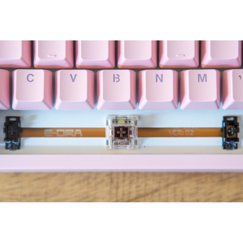 Bàn phím cơ E-DRA EK3104 Phiên bản màu hồng cực đẹp - Blue/ Red/ Brown Switch - Cam kết chính hãng - Bảo hành 2 năm