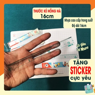 Thước kẻ học sinh 16cm Hồng Hà (3367)