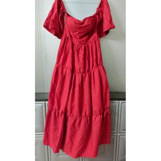 Đầm trắng vintage,maxi vàng,đầm boho đỏ