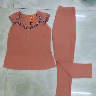 Đồ bộ thun cát hàn 2 size 40 đến 65kg