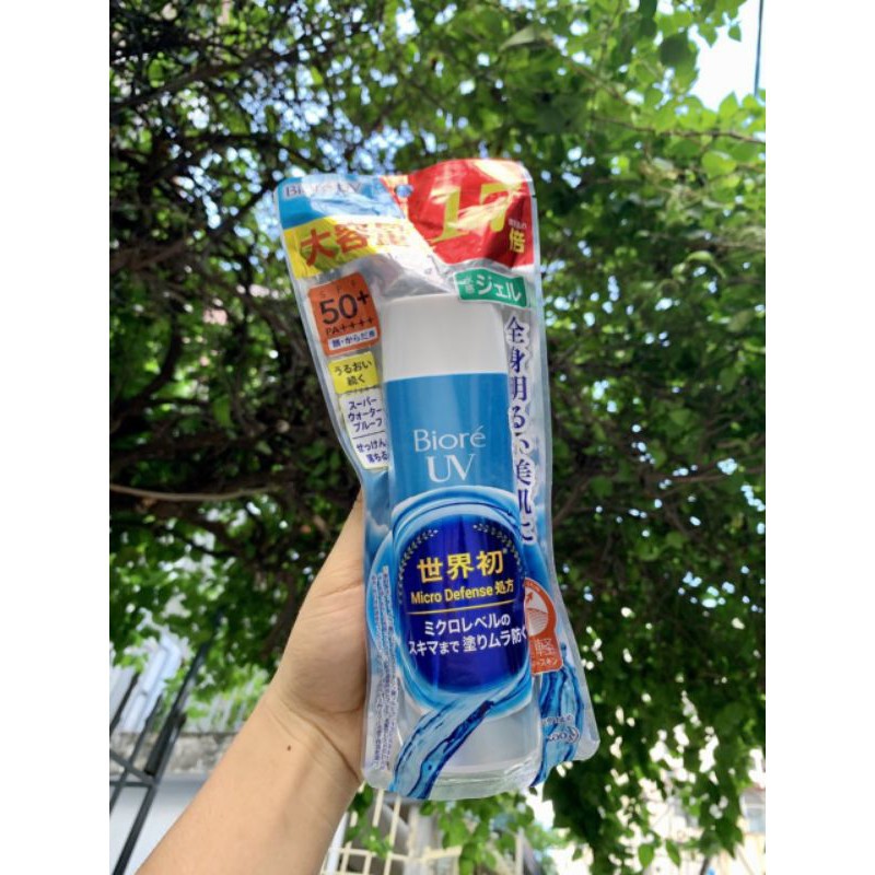 Kem chống nắng Biore UV Aqua Rich Watery Essence/Gel SPF 50+ 50ml/90ml Nhật Bản