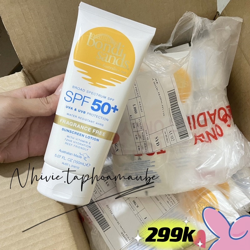 Kem Chống Nắng Bondi Sands SPF 50+ 150ml Úc