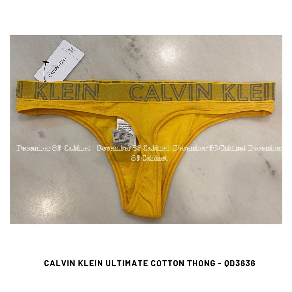 Quần lót nữ Calvin Klein Ultimate Cotton Thong - QD3636