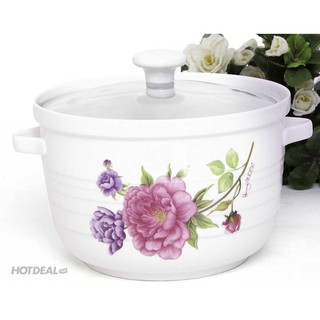 ÂU SỨ, ÂU KÍNH THỐ SỨ ĐỰNG CƠM CANH CÓ NẮP KÍNH