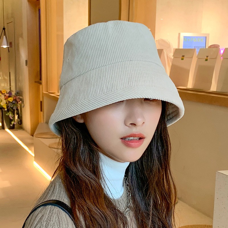 Mũ bucket vành cụp Nón tai bèo chất nỉ nhung cao cấp form unisex nam nữ
