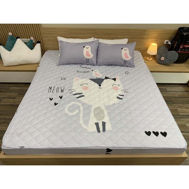 Ga Gối Cotton 3D Trần bông