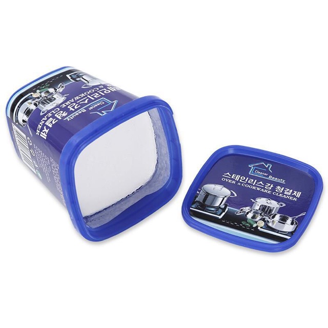 Bột cọ xoong nồi, tẩy vết ố mảng bám cleaner beauty 500g, Kem tẩy ố xoong nồi vệ sinh nhà bếp đa năng