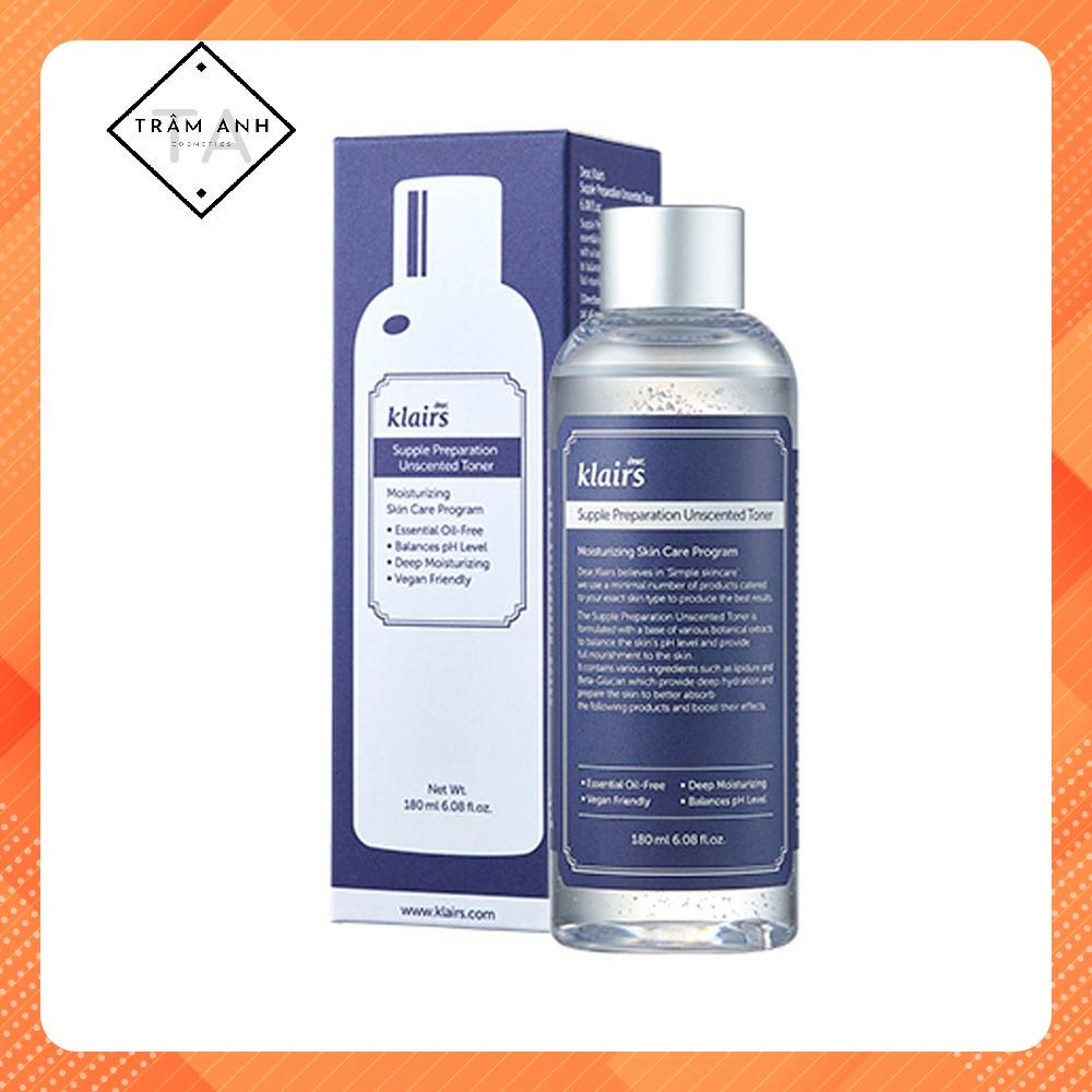 Toner Klairs Supple Preparation Unscented Facial - không mùi