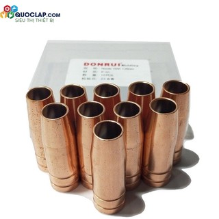 Hộp 10 Chụp khí mỏ hàn 15AK mẫu mới - Chất liệu đồng đỏ