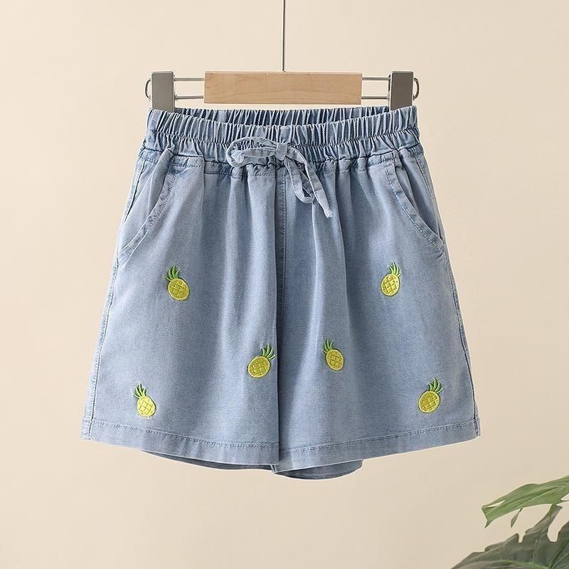 Quần Short Denim Mỏng Phong Cách Mới 2022 Cho Bé Gái