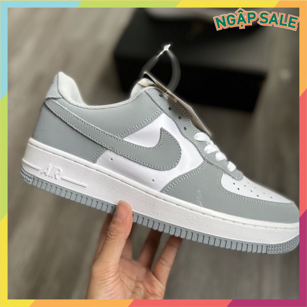 ⚡️GIÁ SỐC⚡️[Ảnh thật do shop tự chụp 100%] Jordan Low 1 xám da hàng chuẩn