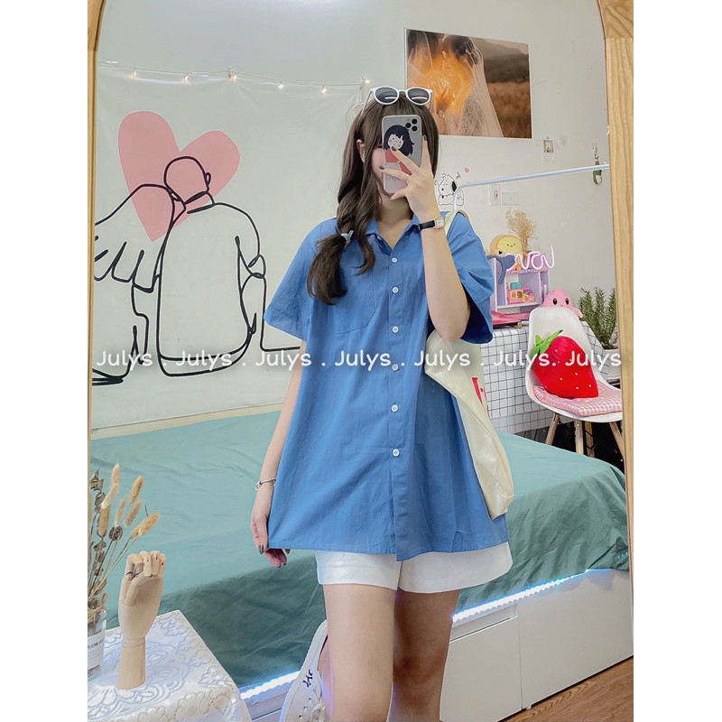 [Mã WASKT304 giảm 15% tối đa 30K đơn 99K] Áo sơ mi thô BASIC (ảnh thật shop chụp kèm video) | BigBuy360 - bigbuy360.vn