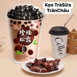 Kẹo trà sữa trân châu gói 120g. date 18 tháng.
