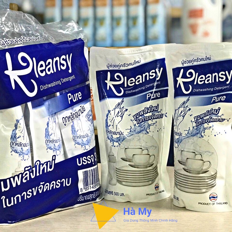Nước Rửa Chén,Bát Thái Lan Kleansy 500Ml Không Mùi Chính Hãng, An Toàn Cho Da Tay,Có Thể Rửa Được Bình Sữa Trẻ Em