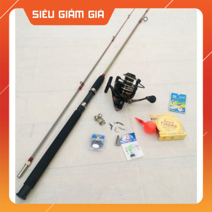 R Bộ Cần Câu Shimano Đặc Trong Tim - Máy Deukio AC 6000 + Full Phụ kiện - ĐỒ CÂU NGỌC HẢI [Giá rẻ]