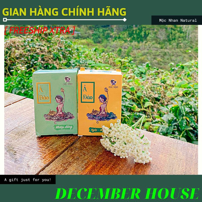 Xà Bông Nghệ - Mướp Đắng (Soap Ả Đào) Handmade Mộc Nhan Natural | BigBuy360 - bigbuy360.vn