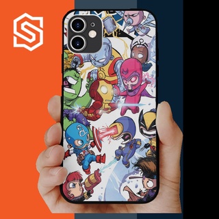 Ốp lưng avengers chibi solado iphone 6,6plus,7,7plus,8,8plus,x,xr,xs,11,12,pro,max,plus,promax ok-manga01006
