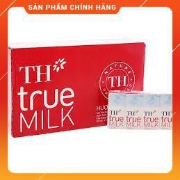 [Mã MEIHY1 Hoàn 8% đơn 199k] Lốc 4 hộp sữa tươi Không đường/Ít đường/Có đường TH true MILK 180ml