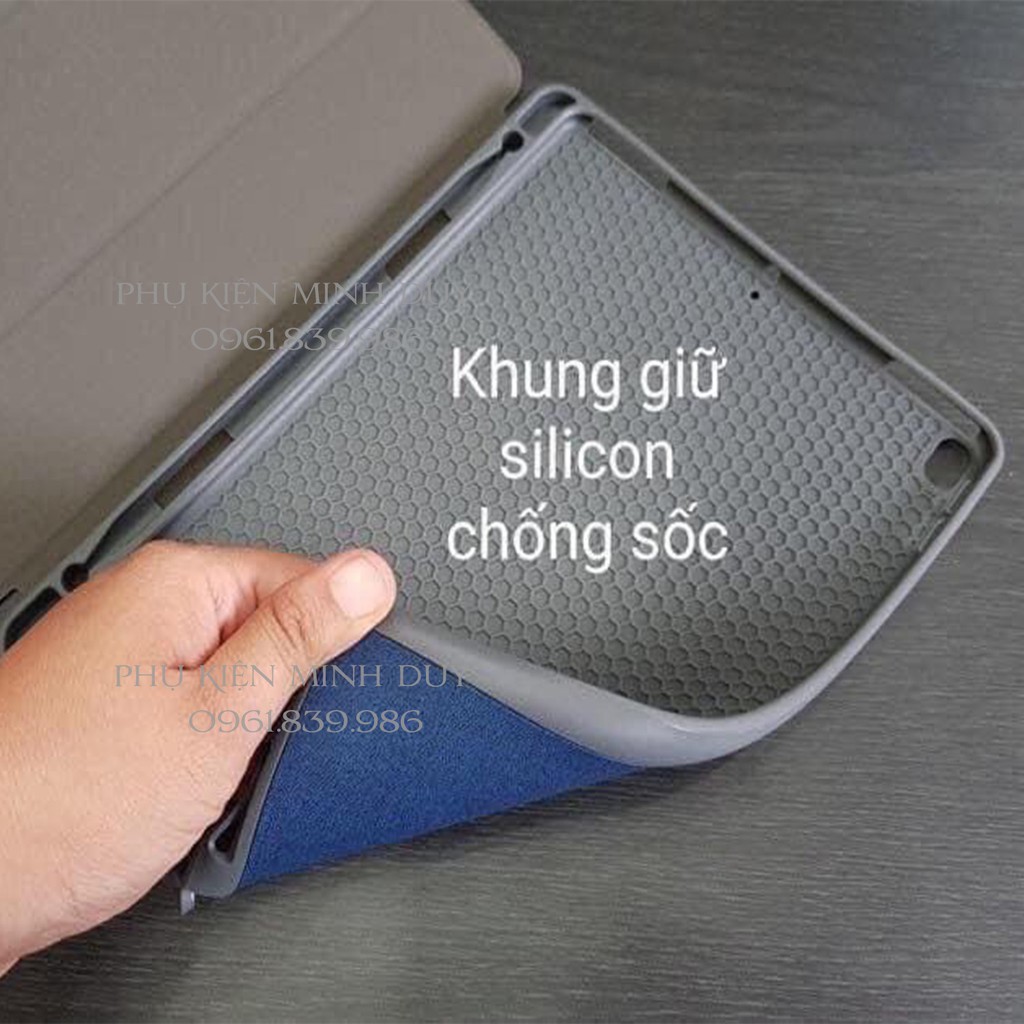 (Đã có Ipad 10.8' 2020) Bao da Mutural có khay để bút cho Ipad Mini 5, 9.7’ (ipad 5/6/7/8/2018), 10.2' 10.5’ 11’ 12.9’ ❤ | BigBuy360 - bigbuy360.vn