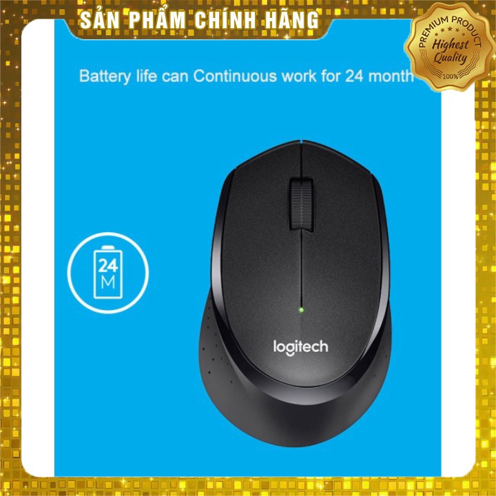 Chuột không dây M330 (Xả Kho) Chuột logitech giá rẻ với USB nhận tín hiệu 2.4GHz dùng trong nhà.CM5