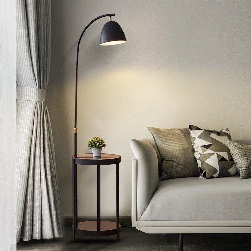 Ảnh thật - Đèn cây đứng cao cấp, đèn decor phòng khách HIỆN ĐẠI - Bảo hành 36 tháng