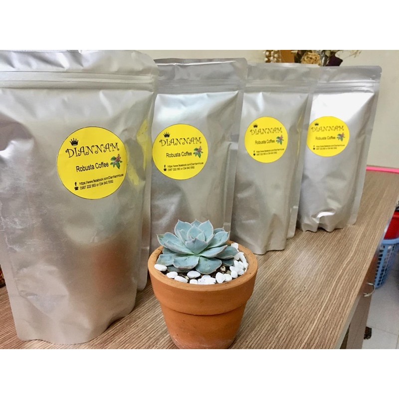 Cà Phê Robusta Nguyên Chất 100% Gói 500GR (Có Loại Hạt và Xay) | BigBuy360 - bigbuy360.vn