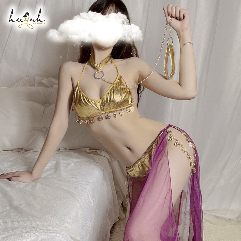 Đồ Hóa Trang Vũ Công Múa Bụng Ả Rập Sexy Belly Dance - CO24