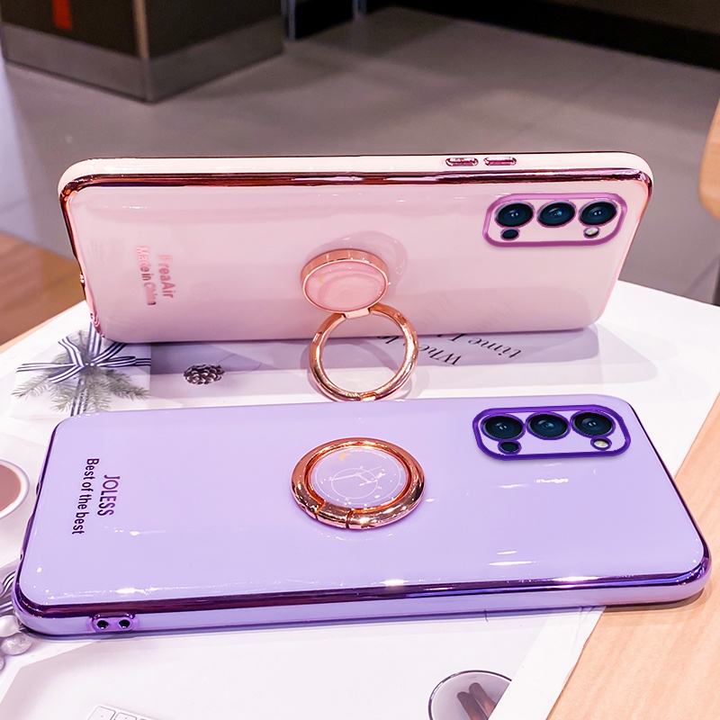 Ốp Điện Thoại Mềm Có Vòng Đỡ Cho Samsung Galaxy S21 S21 Plus S21 Ultra S21 FE S22 S22 Plus S22 Ultra M23 A82 5G F62 M62 Giá Đỡ
