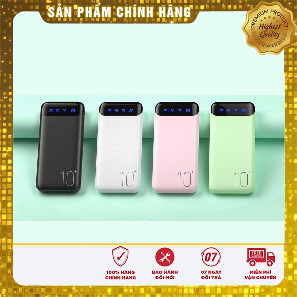 Sạc dự phòng tích hợp màn hình Led Dung Lượng 10000MAH Remax WK-16