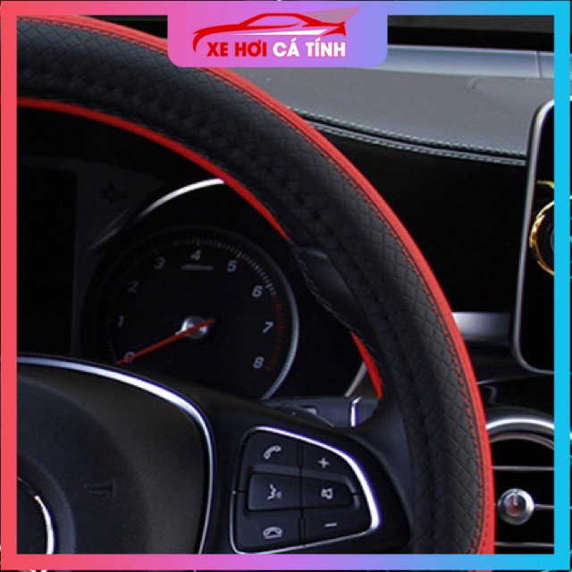 Bọc da vô lăng ô tô loại tốt bám tay thiết kế đẹp mắt phù hợp các loại xe phổ thông