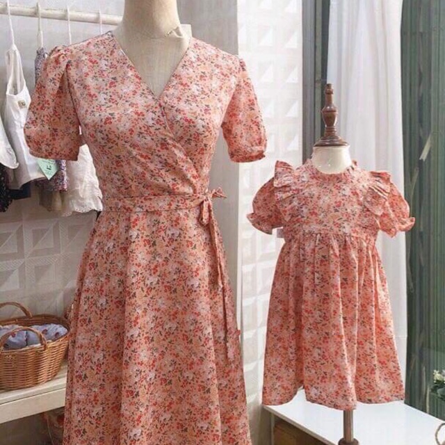 Set mẹ và bé hoa nhí