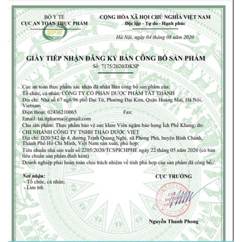 Viên ngậm ÍCH PHẾ KHANG_Giảm ho tiêu đờm