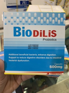 Men tiêu hoá dạng viên Biobidilis