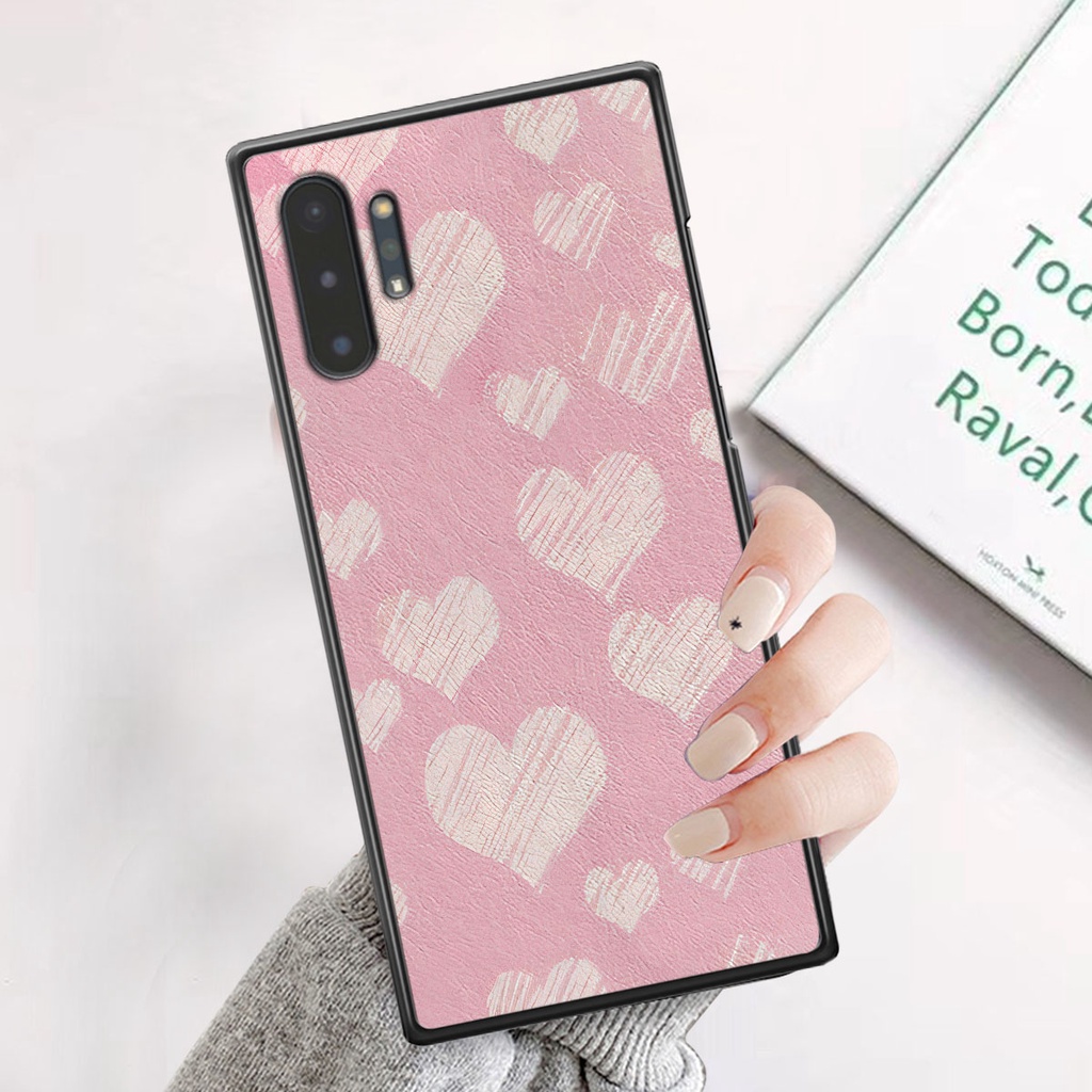 Ốp Samsung Note 10 Lite caro trái tim cá tính, thời trang siêu đẹp, siêu phong cách
