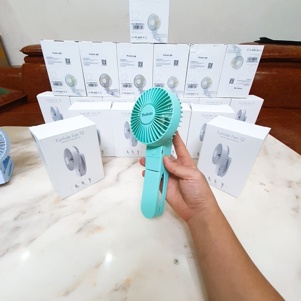 Quạt sạc mini Yoobao F12 2000mAh