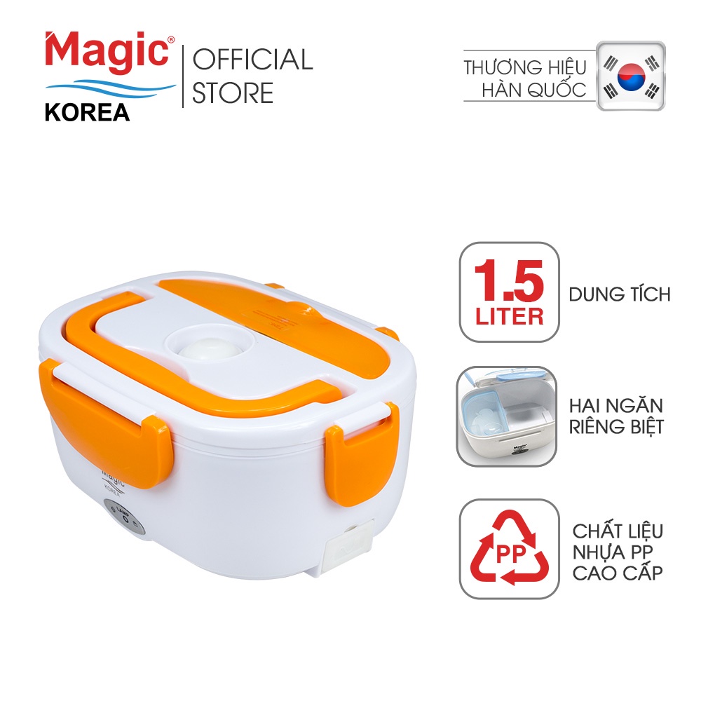 Hộp cơm điện hâm nóng Magic Korea A03 (Cam)