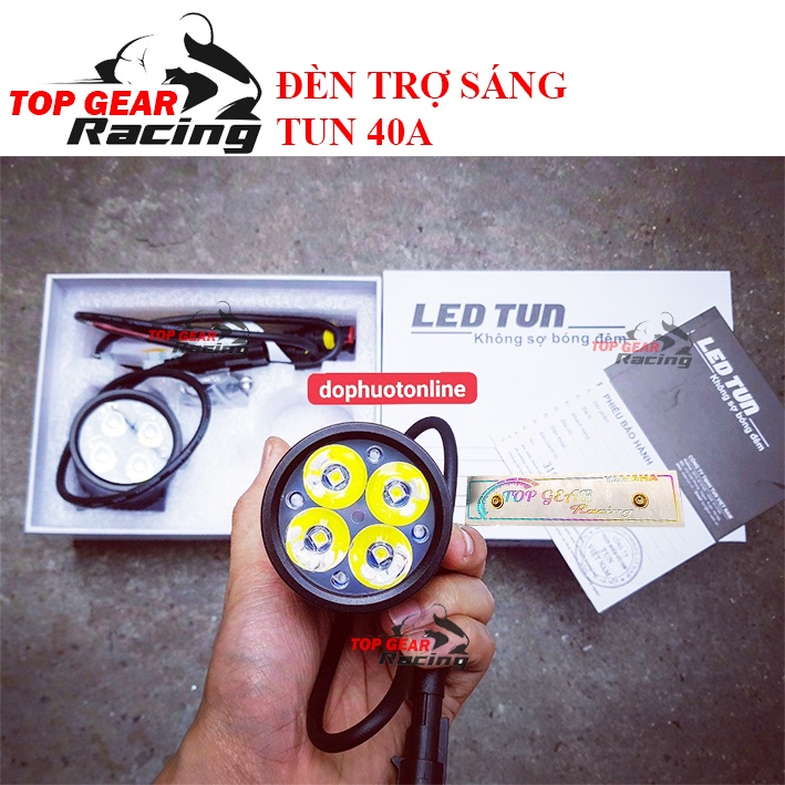 Đèn Trợ Sáng TUN 40 Mới 2023 -Tặng 1 công tắc - Bảo Hành Hãng 12 tháng - Siêu Sáng