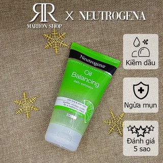 Sữa rửa mặt cho da dầu tinh chất chanh Neutrogena Oil Balancing Daily Exfoliator 150ml