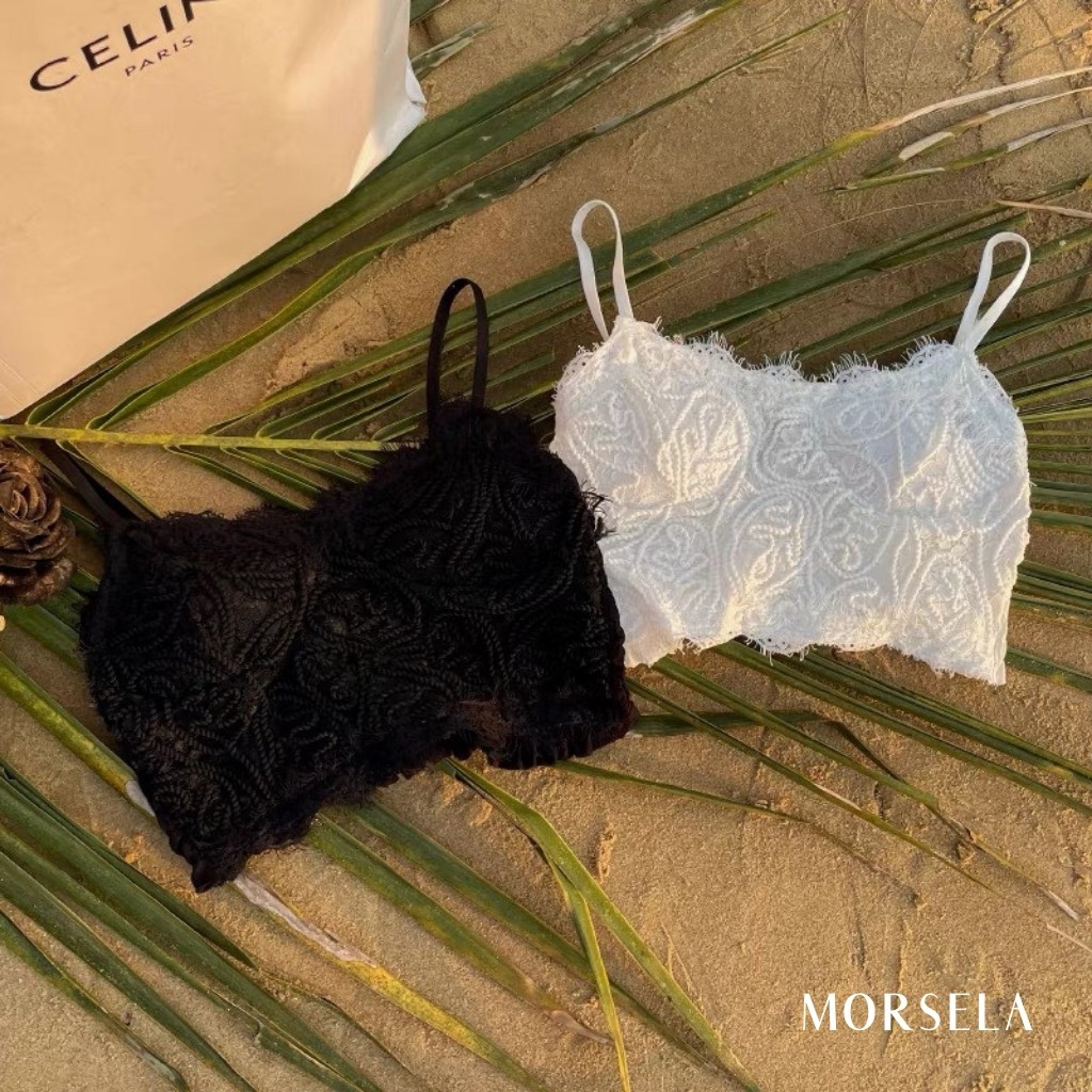 Áo bra ren sexy kèm mút lót cao cấp siêu xinh - Morsela