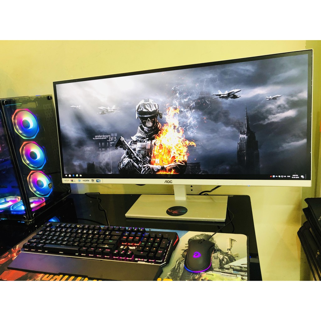 Màn Hình Máy Tính AOC 34 inch 21:9 ultrawide 2k IPS bảo hành 3 tháng | BigBuy360 - bigbuy360.vn