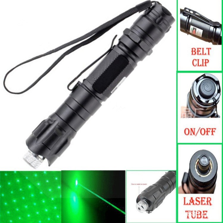 Đèn Pin Laser (Lazer) 009 Công Suất Cao Siêu Sáng Vỏ Đen Siêu Sáng Gồm Pin,Đồ Sạc