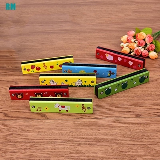 ☆kèn harmonica 16 lỗ bằng gỗ dễ thương cho bé ốp