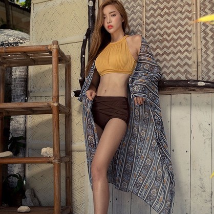 Bikini 2 mảnh mầu cực tây dễ mặc chất thun lạnh hàng cao cấp Quảng Châu