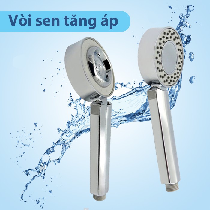 Vòi sen tắm tăng áp nước 2 mặt Nhật Bản - 2 chế độ phun sương massage cơ thể và tăng áp lực nước cực mạnh - Giá sỉ