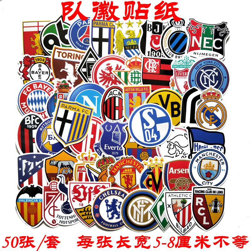 MLB Huy Hiệu Trang Trí Hình logo Các Đội Tuyển Bóng Đá Juventus/ Barcelona/ Câu Lạc Bộ Bóng Đá