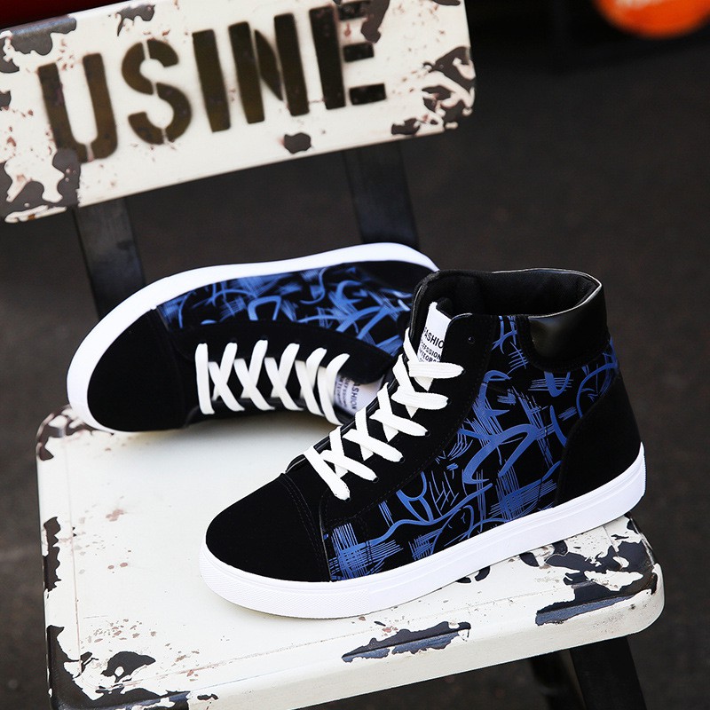 Giày thể thao Sneaker nam cổ cao G36 cao cấp hàng hiệu đẹp thời trang phong cách Hàn Quốc giá rẻ | BigBuy360 - bigbuy360.vn