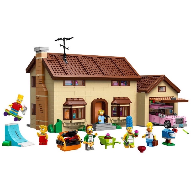 Lắp ráp mô hình nhà Simpsons nonlego - King 83005
