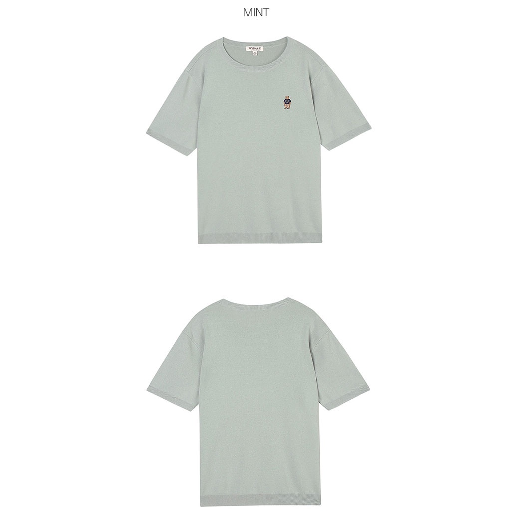 Áo thun nam WHOAU WHKAB2436U hoạ tiết thêu nổi USA Steve đẹp mắt